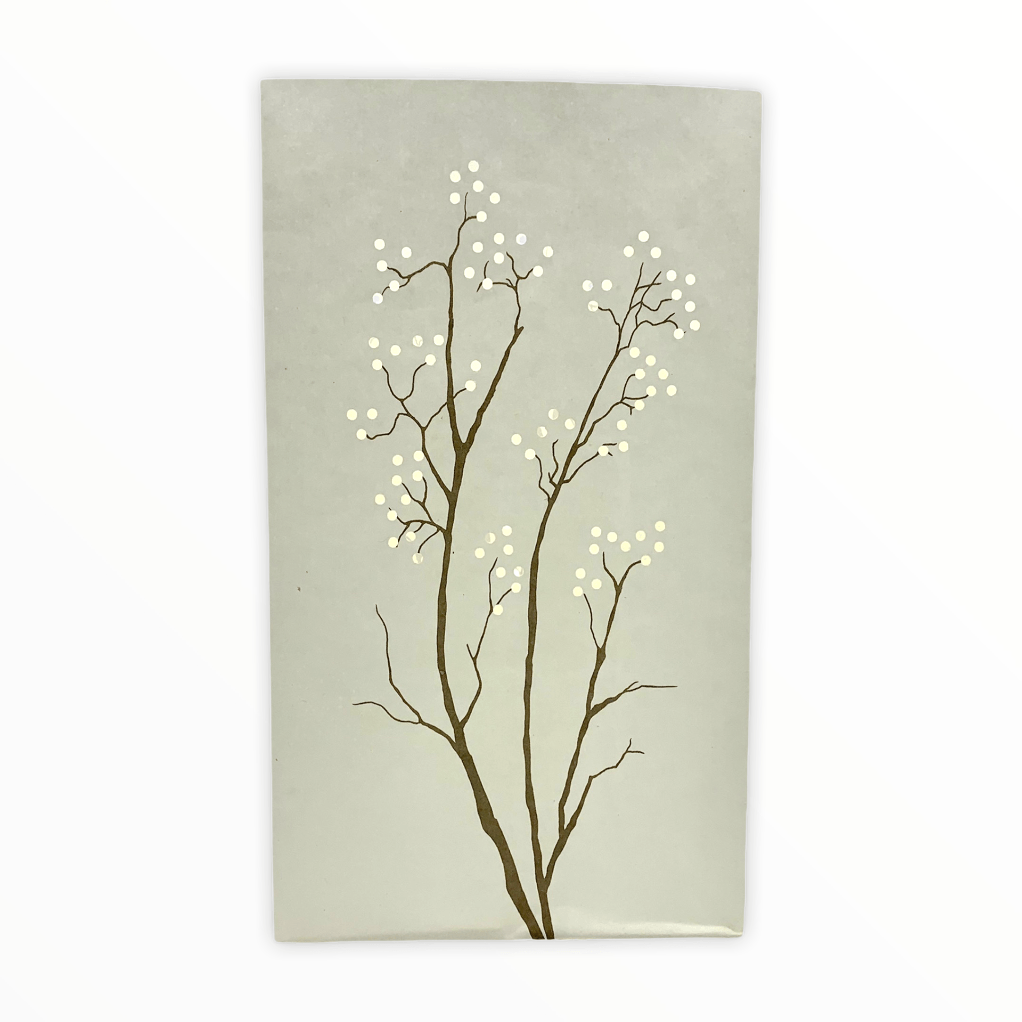 Dekorative Lichttüte "Design Baum" - 8er Set mit Maxi Teelichtern -KAKTOS Pflanzen & Zubehör