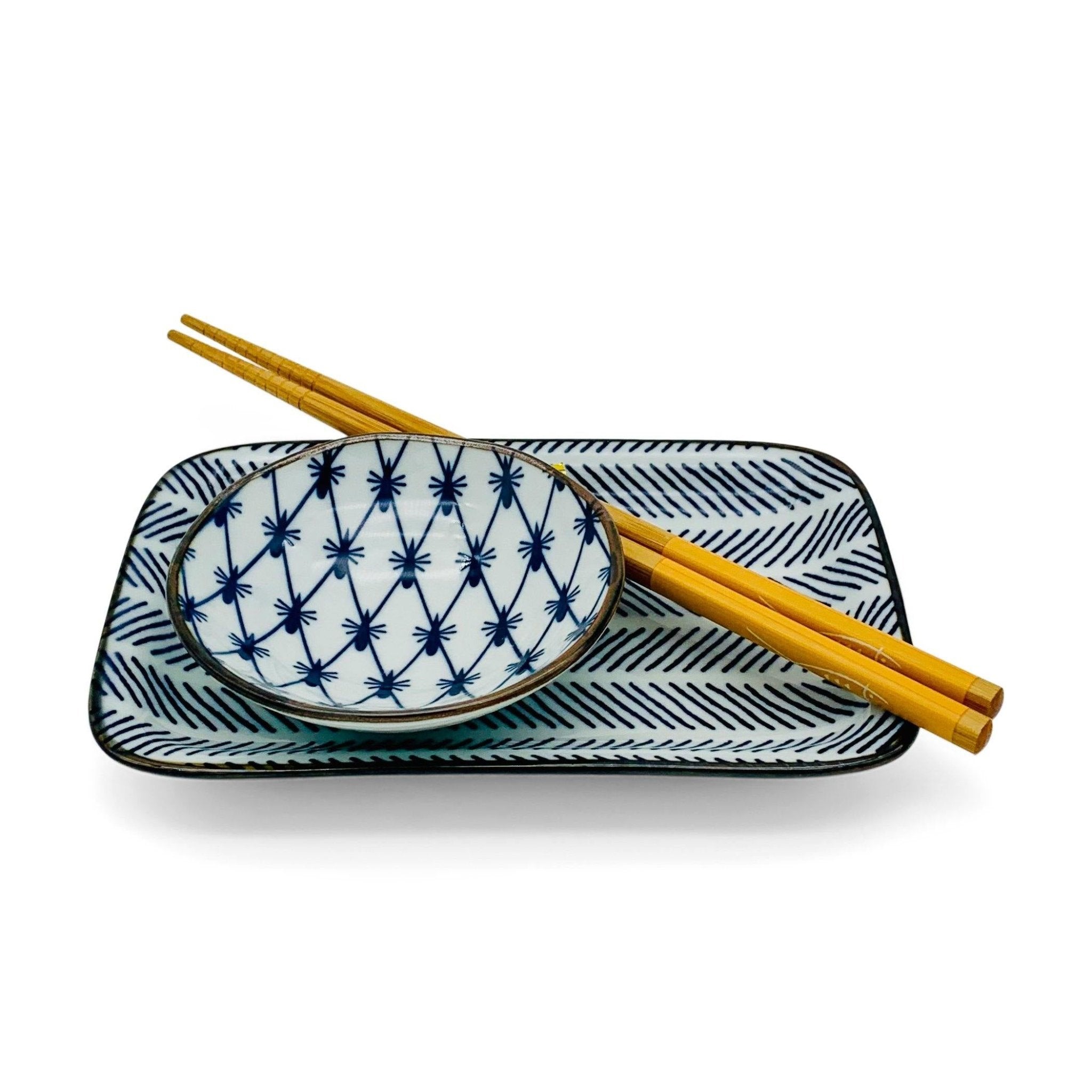 Japanisches Sushi-Set (6 Teile) für eine Person -KAKTOS Pflanzen & Zubehör
