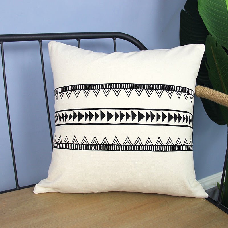 Kissenhülle, Ethno-Muster, bedruckt, 45x45 cm -KAKTOS Pflanzen & Zubehör