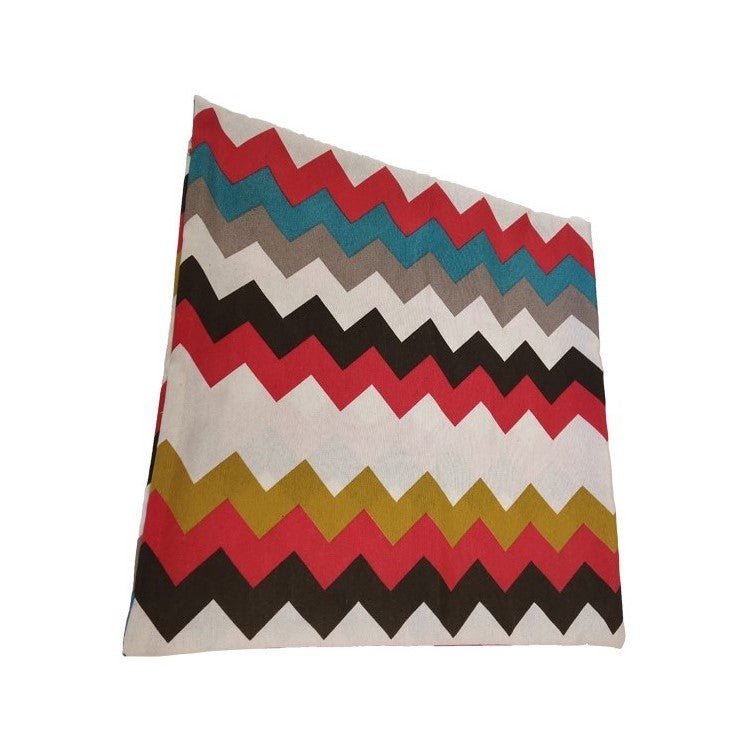 Kissenhülle Zickzack, Oekotex zertifiziert, 45x45 cm -KAKTOS Pflanzen & Zubehör