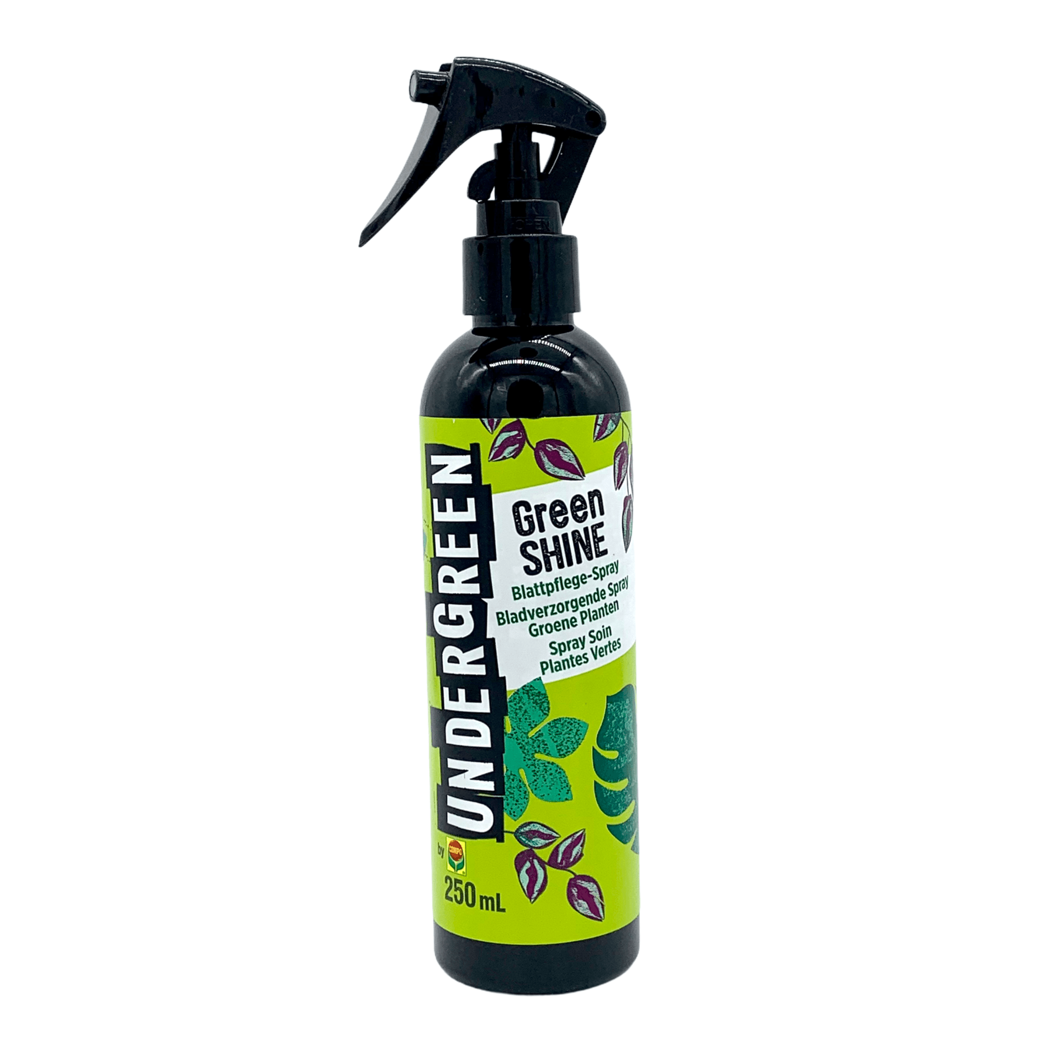 Undergreen by Compo Green Shine, Blattpflegespray, Tiefenreinigung der Blätter, Sprühflasche, 250 ml -KAKTOS Pflanzen &amp; Zubehör