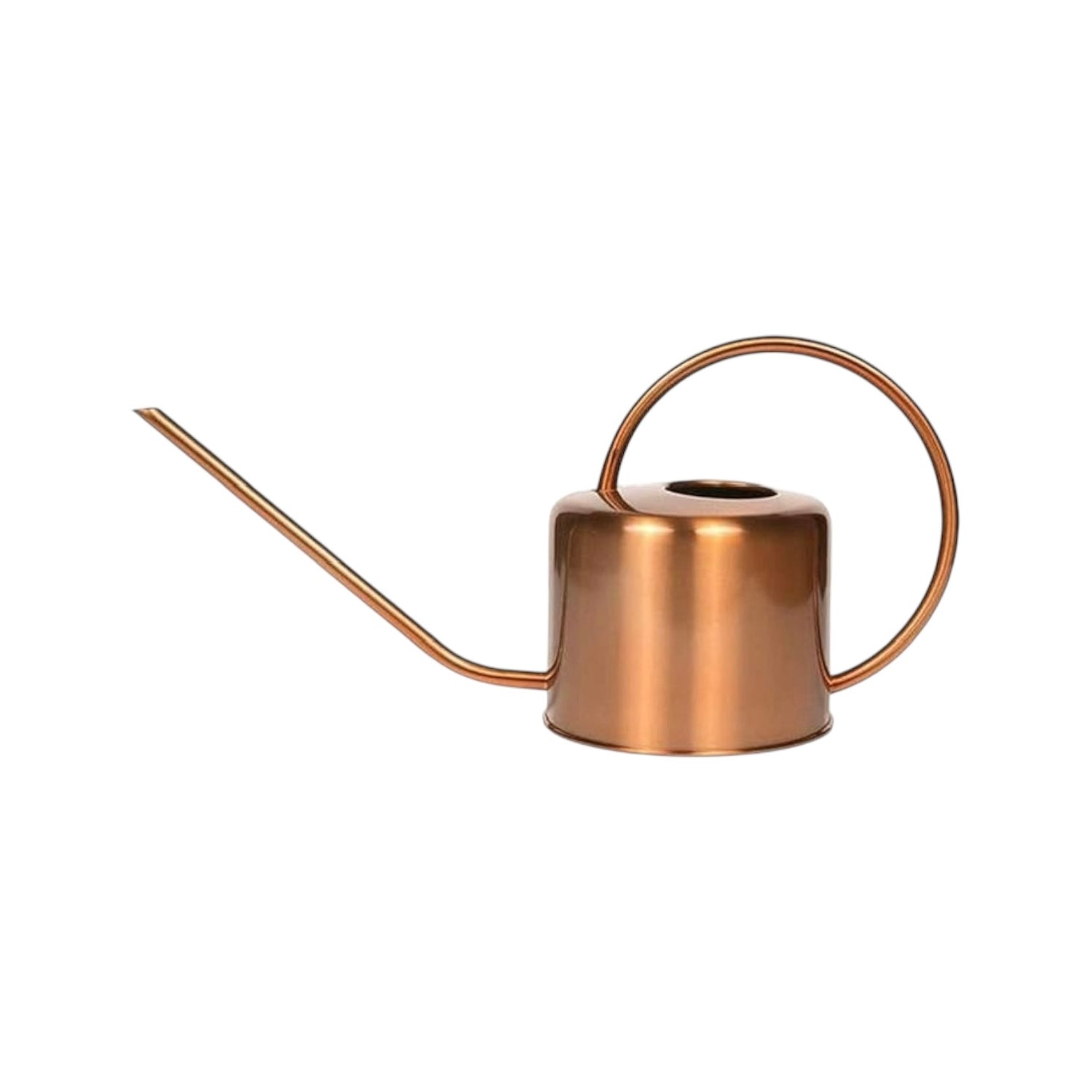 LUUMA – Metallgießkanne mit Schwanenhals-Ausguss, 1,3 L, kupferfarben, aus Edelstahl, dekorativ &amp; funktional für Indoor &amp; Outdoor