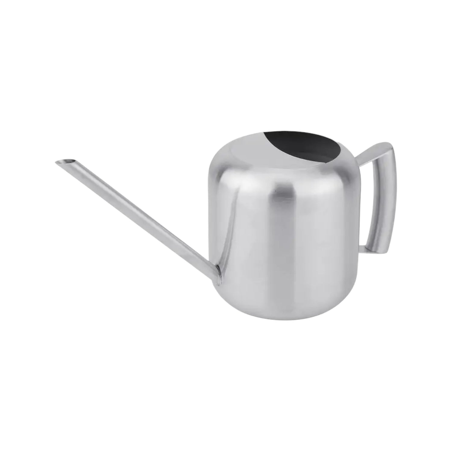 SILVA – Edelstahl-Gießkanne 1,2 l, mit langem Ausguss und ergonomischem Griff