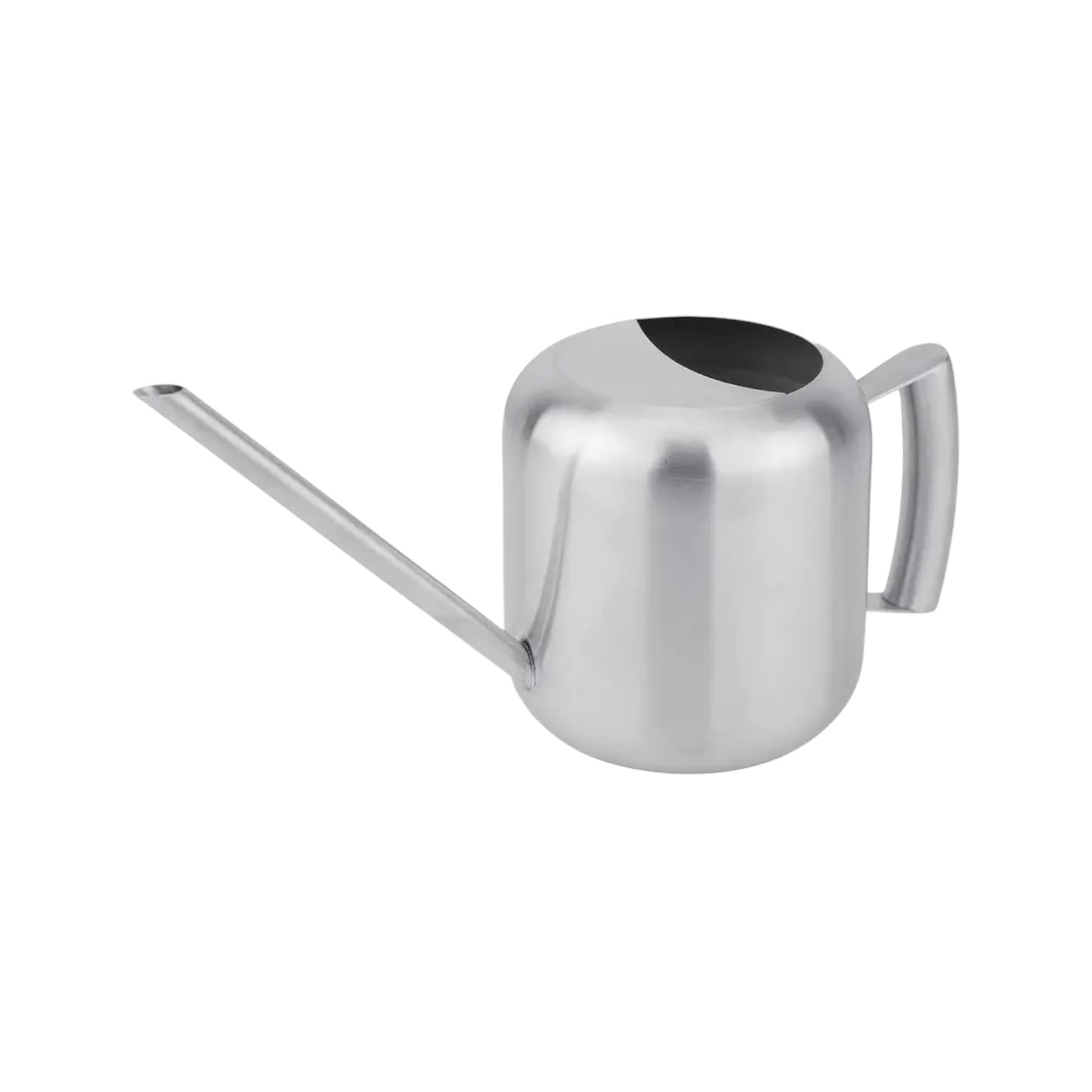 SILVA – Edelstahl-Gießkanne 1,2 l, mit langem Ausguss und ergonomischem Griff