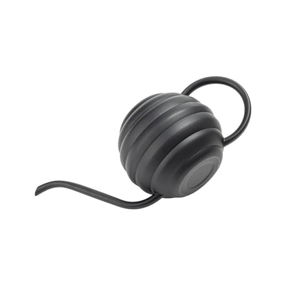 ORBIA – Mini-Gießkanne aus Edelstahl, 400 ml, kugelförmig, mit Aufhängeschlaufe, Schwarz oder Silber