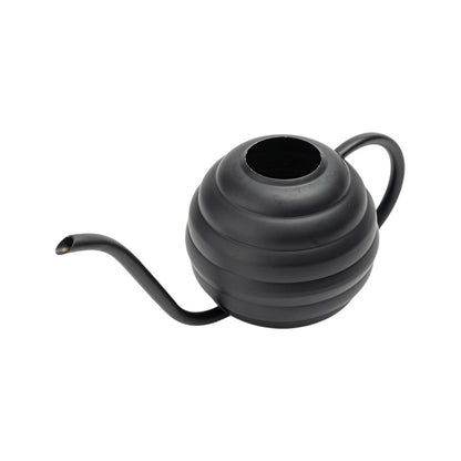 ORBIA – Mini-Gießkanne aus Edelstahl, 400 ml, kugelförmig, mit Aufhängeschlaufe, Schwarz oder Silber