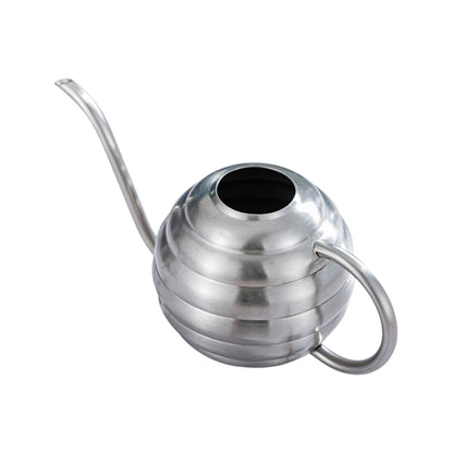 ORBIA – Mini-Gießkanne aus Edelstahl, 400 ml, kugelförmig, mit Aufhängeschlaufe, Schwarz oder Silber