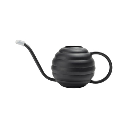 ORBIA – Mini-Gießkanne aus Edelstahl, 400 ml, kugelförmig, mit Aufhängeschlaufe, Schwarz oder Silber