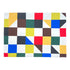 Outdoor Wende-Tischset 2er-Pack mit farbigen Quadraten, mehrfarbig, 33x45 cm, Oekotex 100 -KAKTOS Pflanzen & Zubehör