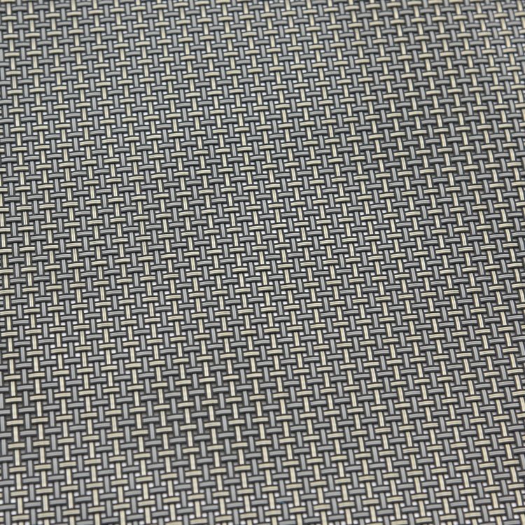 Tischset 2er-Pack, PVC, grau-metallic, 33x45 cm, Oekotex 100 -KAKTOS Pflanzen &amp; Zubehör