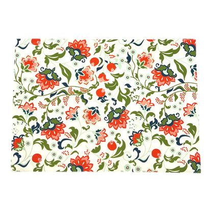 Tischset mit Blumenprint 2er-Pack, grau/rot/grün, 33x45 cm -KAKTOS Pflanzen &amp; Zubehör